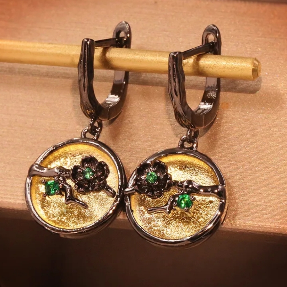 Tree branch earrings - Picture 4 of 5